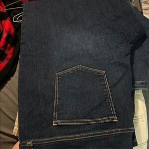 St. John's Bay Dark Indigo Straight Leg Jeans